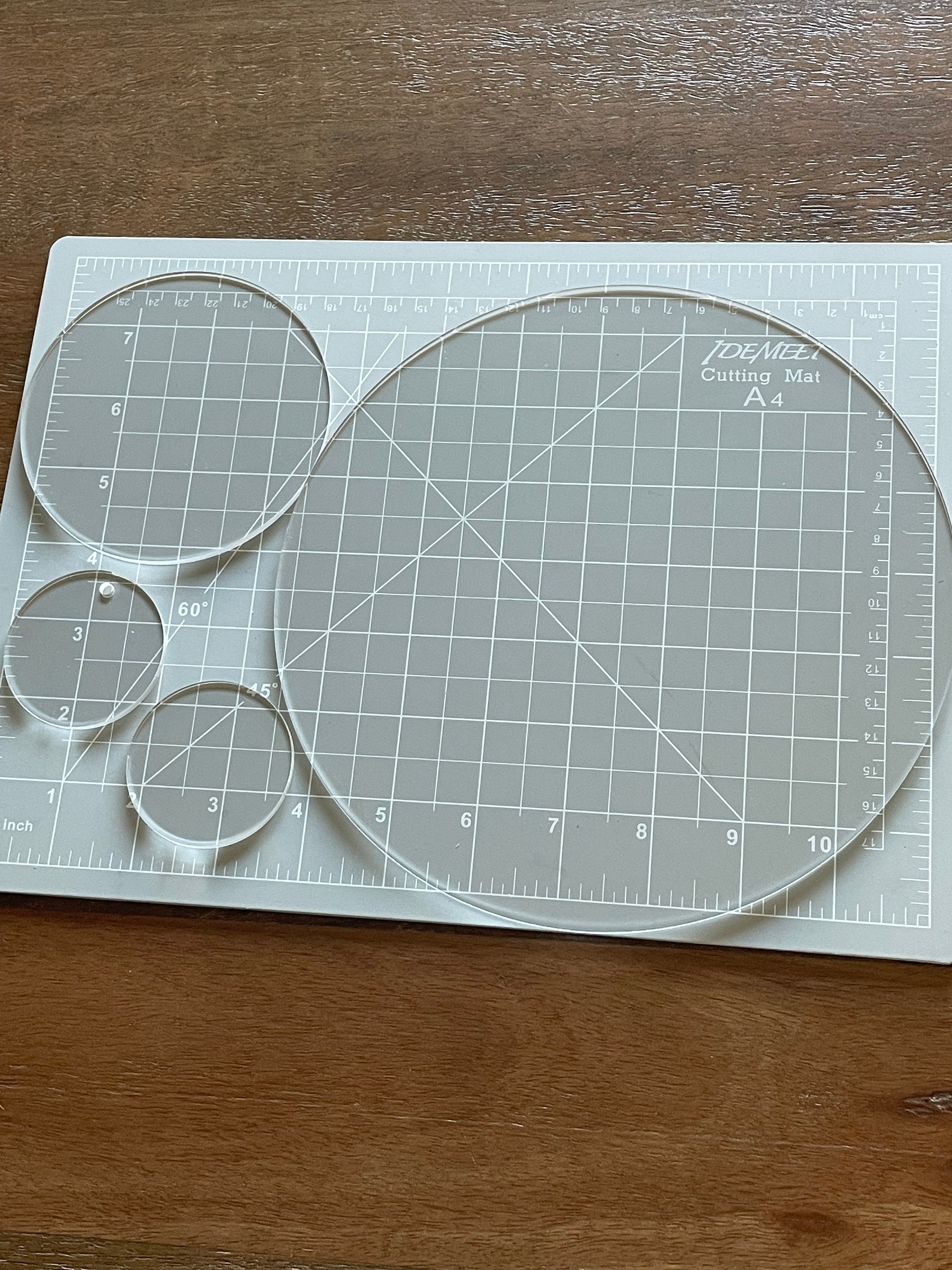 Clear acrylic disks, acrylic rounds, laser cut acrylic disc, acrylic circle blanks