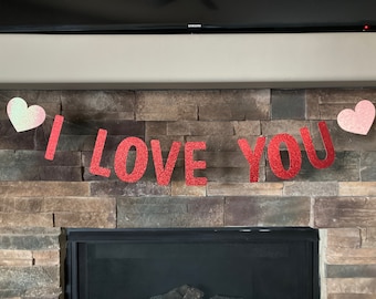 XO XO banner, Valentine’s Day banner, Valentines banner, valentine’s decorations, valentines decor, xoxo banner, hugs and kisses