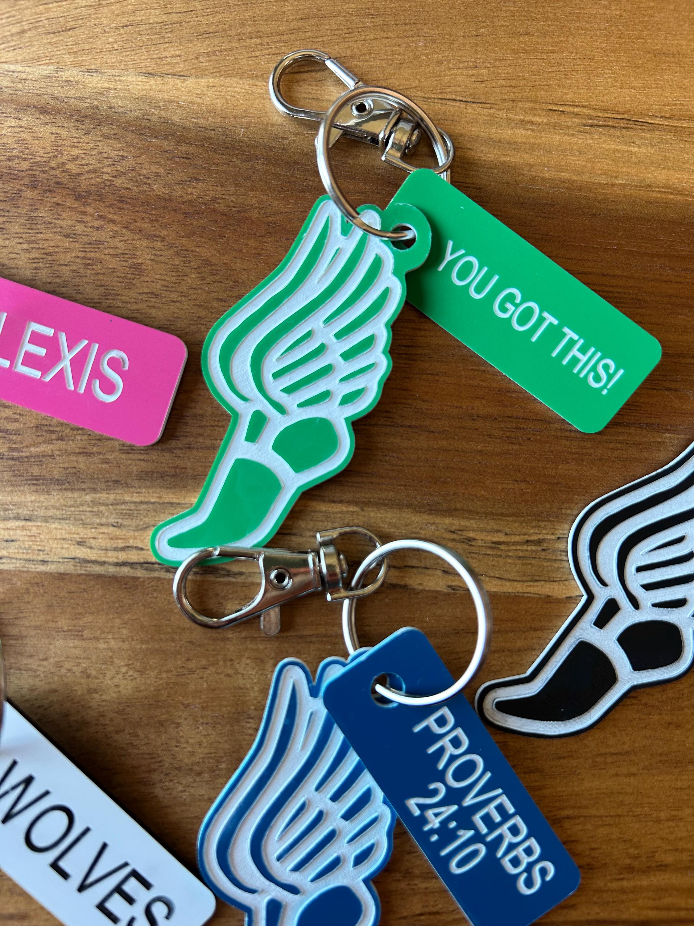 Track Keychains Track and Field Personalized Keychain, Acrylic Keychain, Track and ...