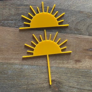 Sun cake topper, sun cake decorations, you are my sunshine, here comes the son, here comes the son decorations, sun decorations, sun topper
