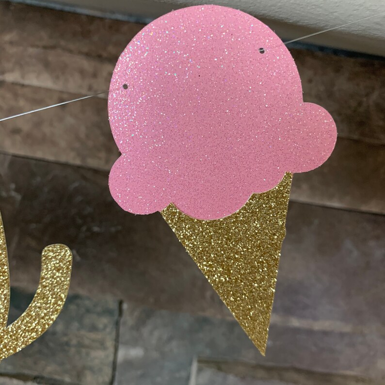 Whats the Scoop Gender Reveal Banner Ice Cream Gender Reveal Etsy