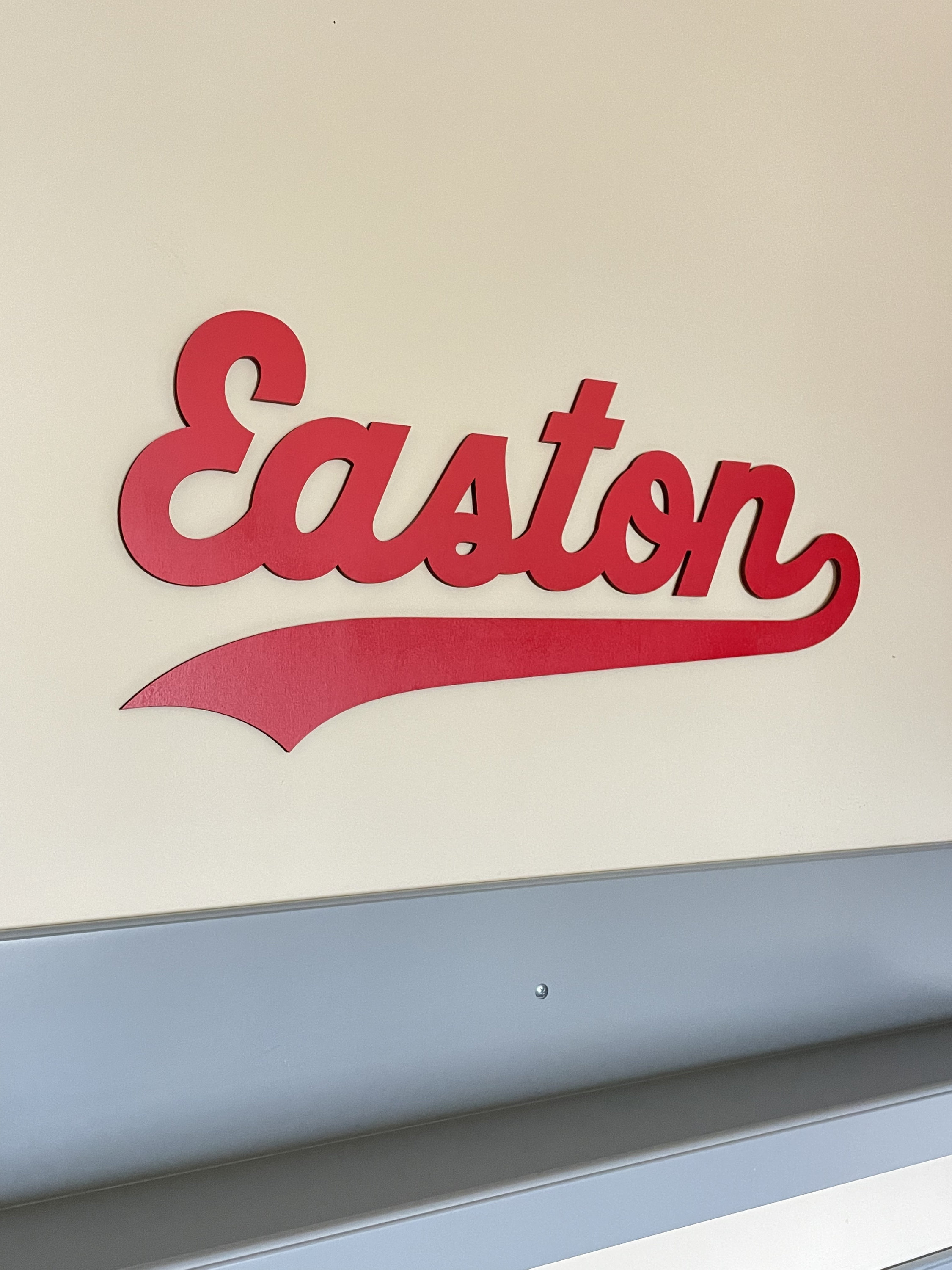 Custom Baseball Font Name Sign: Unfinished Wood, Sports Decor - Etsy
