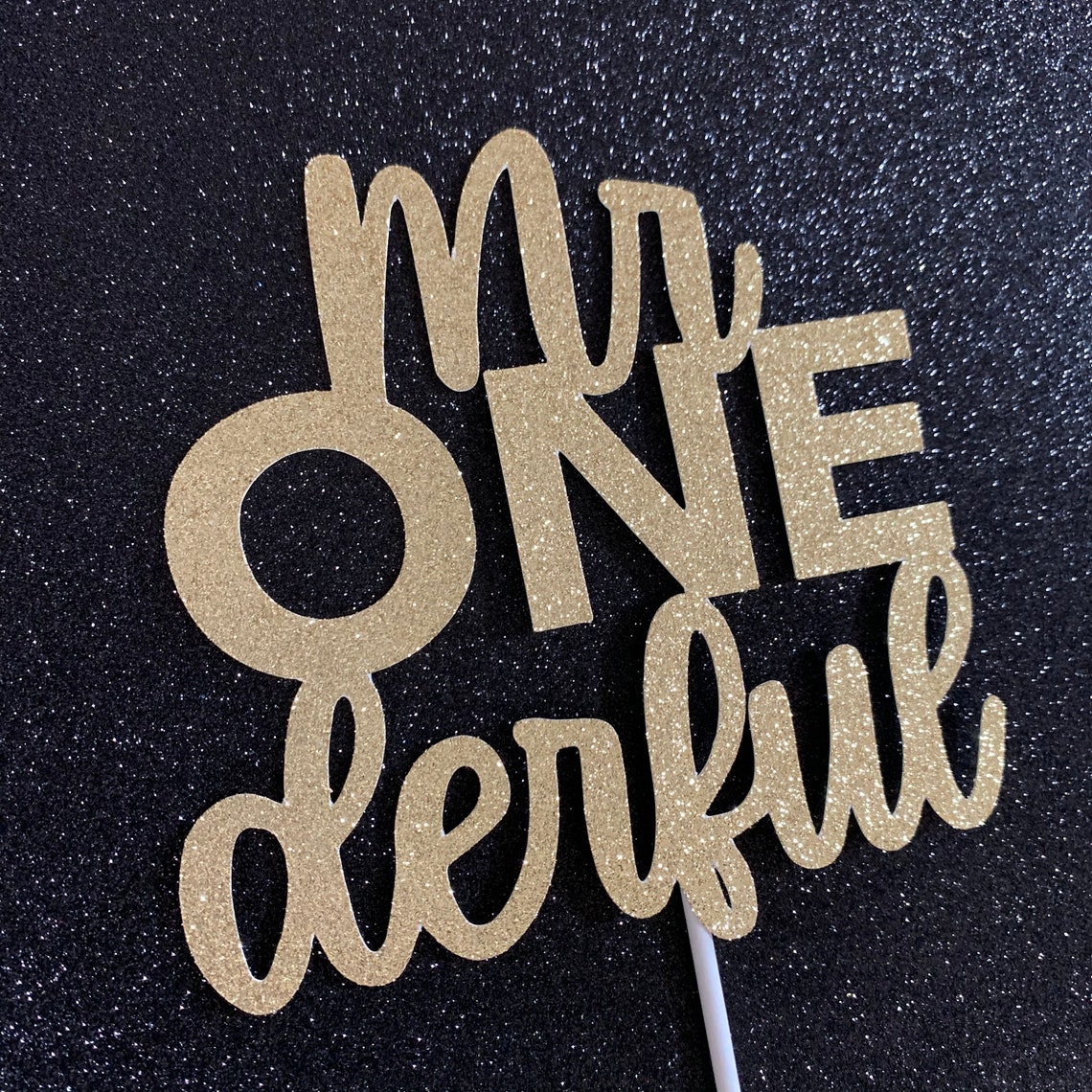 Mr ONEderful Cake Topper Mr One Derful First Birthday Cake | Etsy