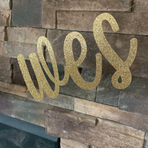 Custom Glitter Welcome Home Banner: Military Homecoming Party Decor image 3