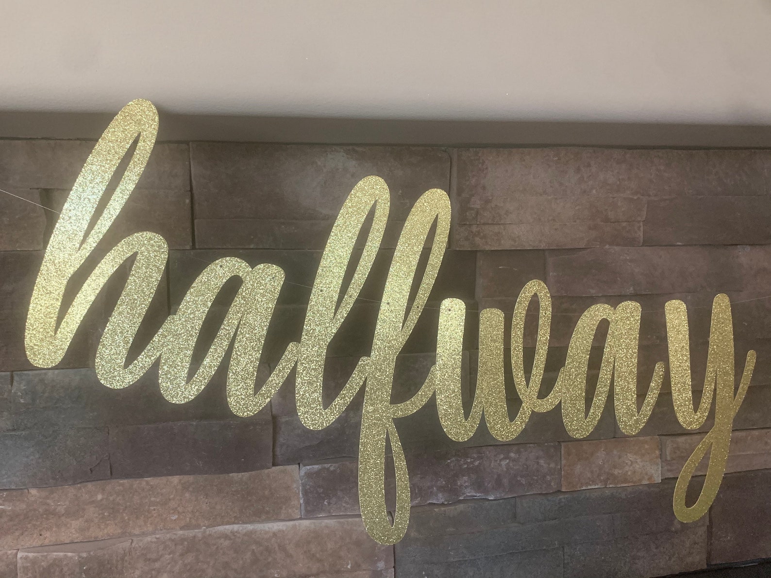 Halfway to One Banner 6 Month Old Decorations Half Birthday Etsy