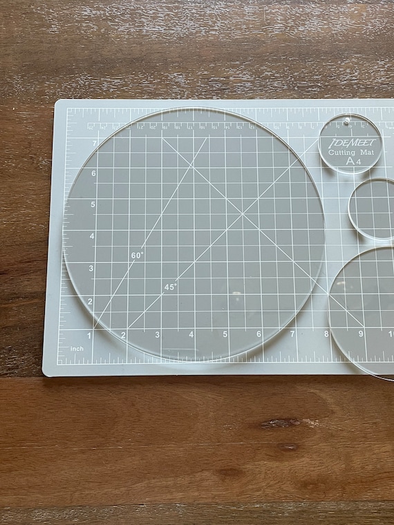 Clear Acrylic Disks, Acrylic Rounds, Laser Cut Acrylic Disks