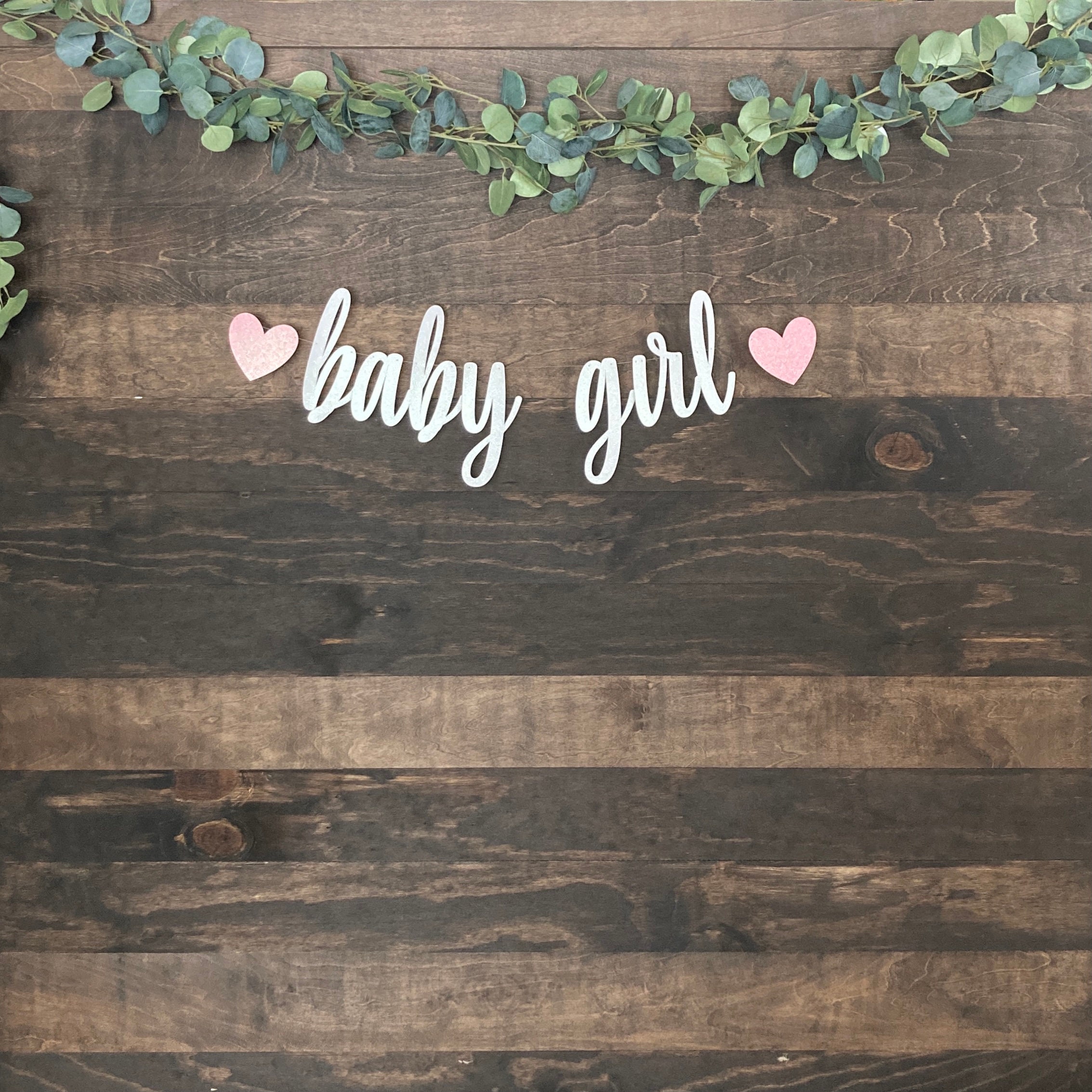 Baby Girl Banner / Baby Shower Decorations / Baby Girl Shower / Oh