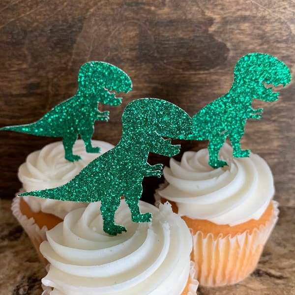 DIY Dinosaur cupcake toppers, t rex cupcake toppers, roar I’m four toppers, dinosaur decor, dinosaur birthday, three rex cupcake toppers