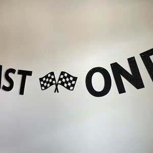 Fast one banner, fast one decorations, 1st birthday, racing birthday banner, fast one party, racecar birthday ideas