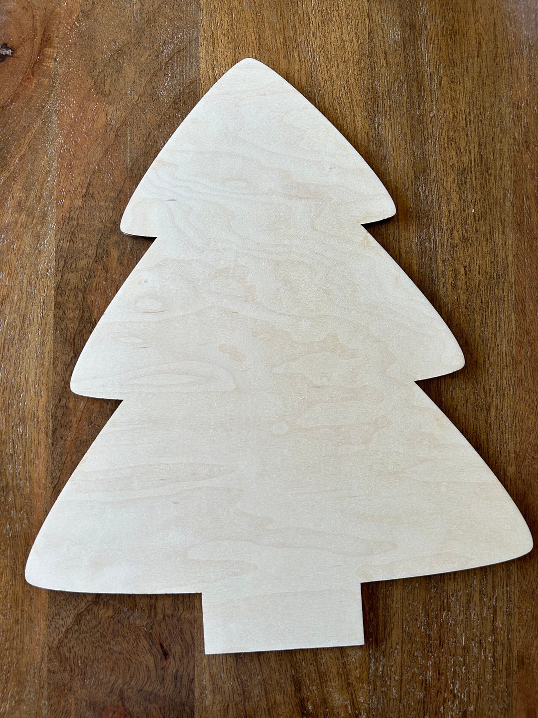 Wooden Christmas Tree Cutout, Wood Christmas Sign, Christmas Tree