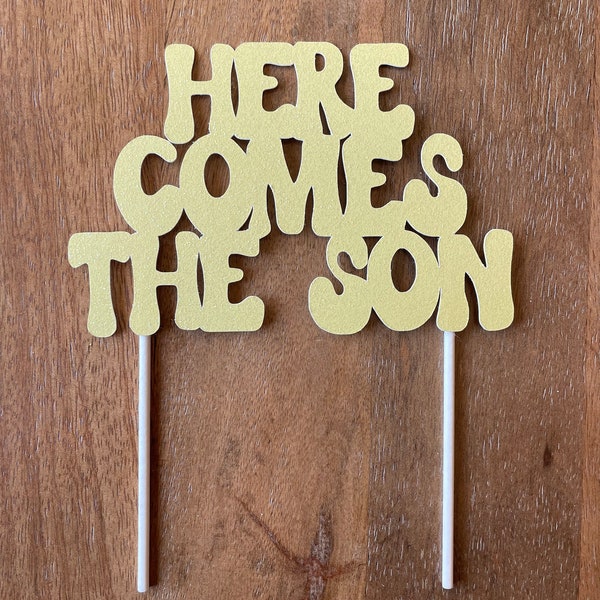 The Son Cake Topper Etsy
