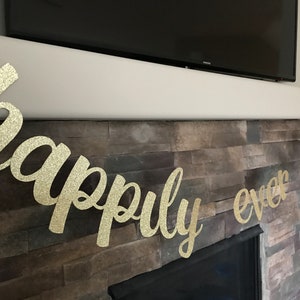 Happily Ever After Banner / Wedding Banner / Happily Ever After ...