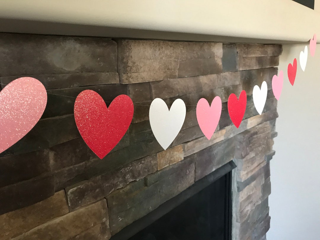 Valentines Banner / Heart Banner / Heart Bunting / Valentine’s ...