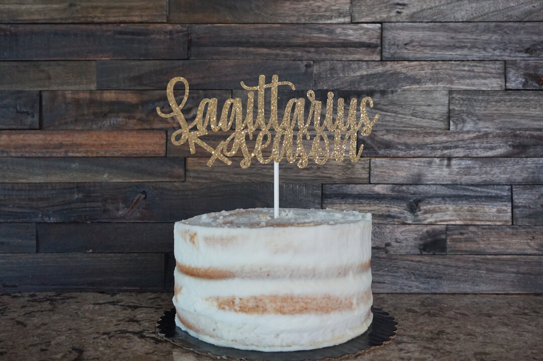 Sagittarius Season Cake Topper Sagittarius Birthday Etsy