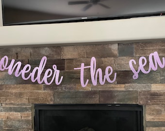 oneder the sea banner, under the sea birthday, under the sea first birthday banner, one banner, oneder the sea, first birthday banner