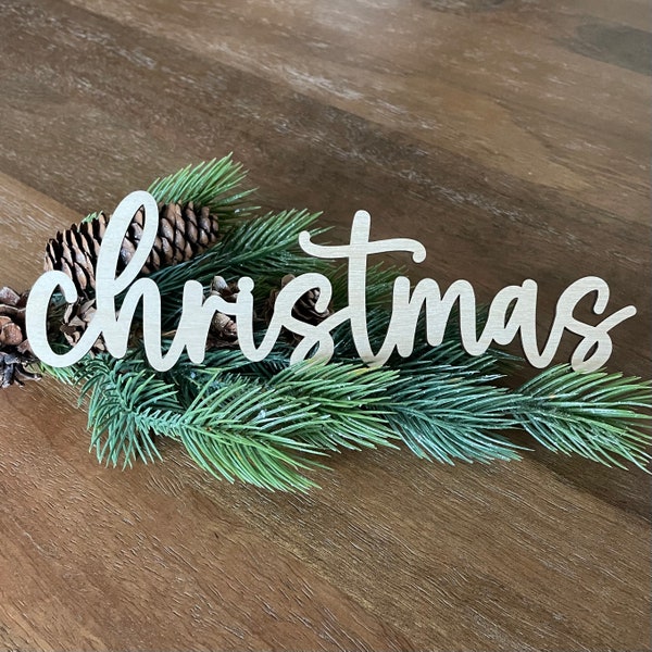 Christmas tree words, Christmas word cutouts, Christmas tree decorations, custom Christmas words, Christmas tree decor