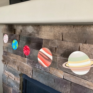 Space banner, planet banner, space decorations, space party ideas, space planet banner, solar system banner, out of this world, blast off