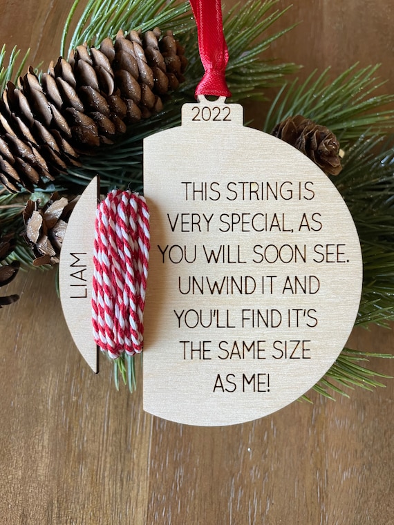 Child Height Ornament - Ornament Keepsake - Personalized Ornament from  Child - Christmas Tradition - Personalized Ornament - Gifting