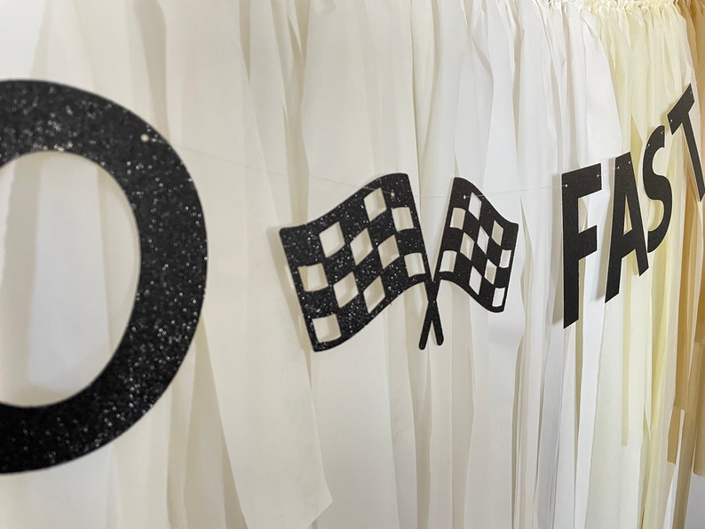 Two Fast Border Two Fast Banner, Two Fast Decorations, 2nd Birthday, Racing Birthday ...