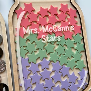 Personalized Jumbo Star Reward Jar: Classroom Incentive System - Etsy
