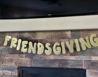 Friendsgiving Banner, Friendsgiving Decor, Thanksgiving Decorations, Friendsgiving ideas, Thanksgiving Banner, Thanksgiving Sign