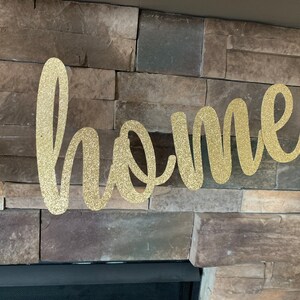 Custom Glitter Welcome Home Banner: Military Homecoming Party Decor image 6