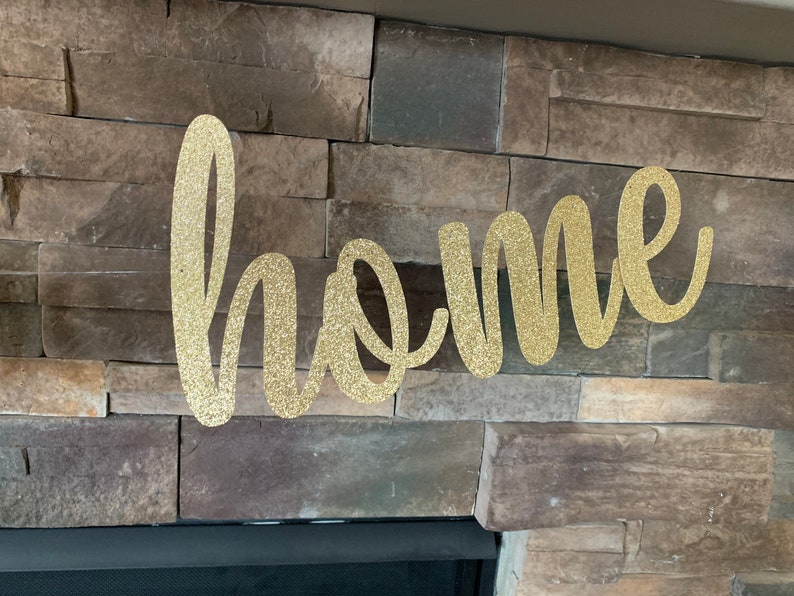 Custom Glitter Welcome Home Banner: Military Homecoming Party Decor image 6