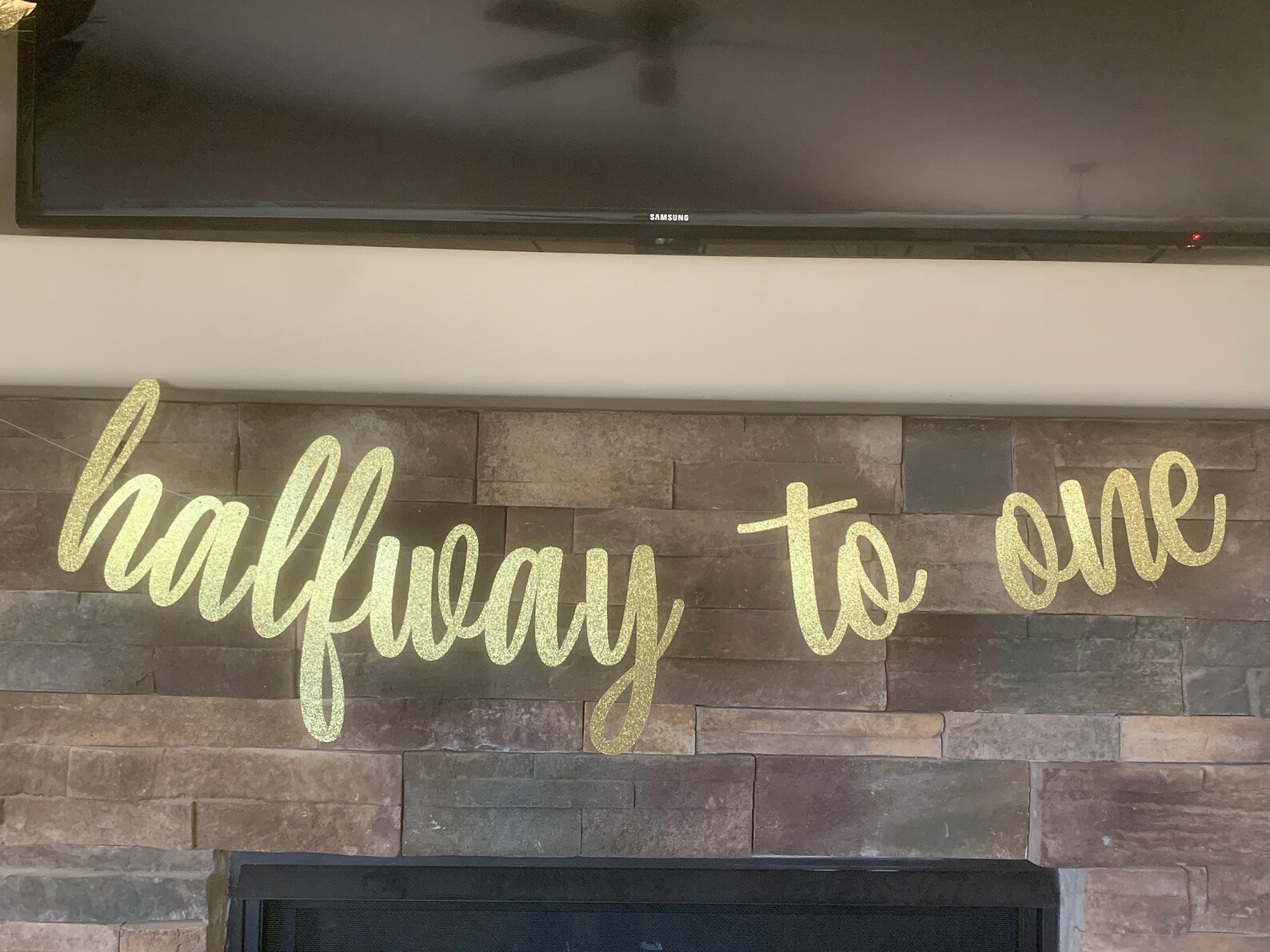 Halfway to One Banner 6 Month Old Decorations Half Birthday Etsy
