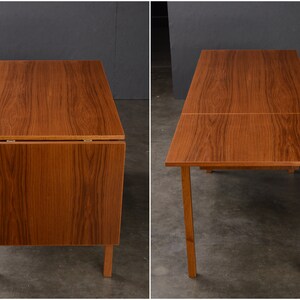 4ft Danish Modern Teak Desk w/ Drawers Mid-Century Modern image 9