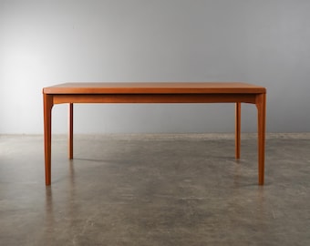 5.5ft Teak Dining Table with Extension Leaves by Vejle - Mid Century Danish Modern
