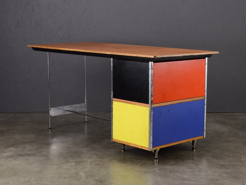 Original 1950s Eames EDU Desk Mid Century Modern image 1