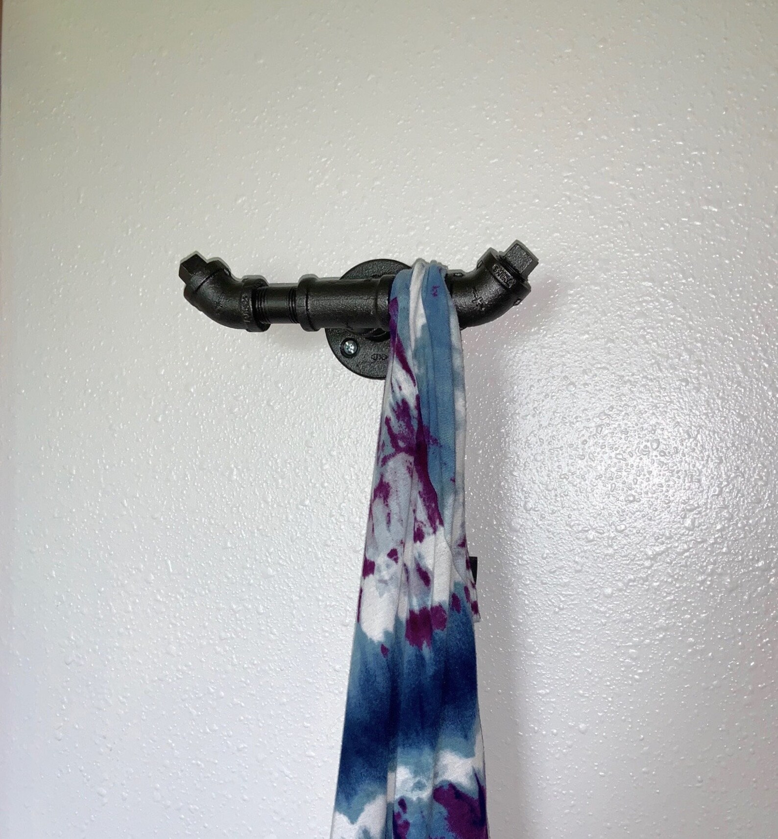 Industrial Pipe Bath Robe or Towel Hook Farmhouse Bath Decor Etsy