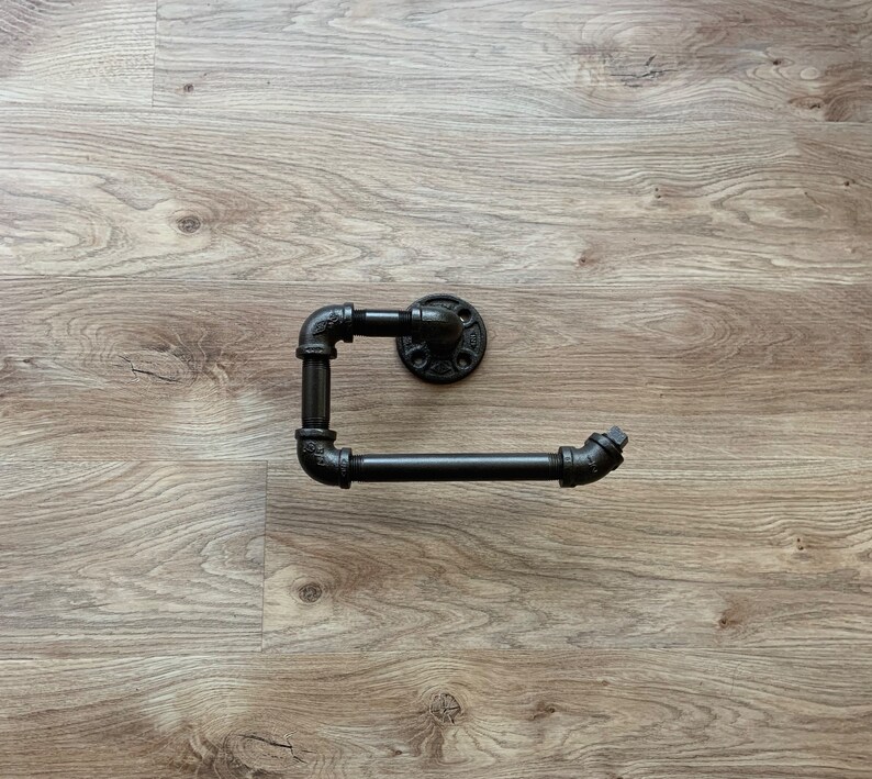 Industrial Pipe Bath Towel Hanger Hand Towel Holder Etsy