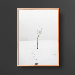 Landscape photography, snow, whiteout, fine art prints