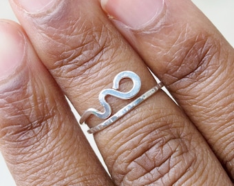 Sterling Silver Knuckle Ring Worn Above the Knuckle Sterling Midi Ring Above Knuckle Ring Silver Knuckle Ring
