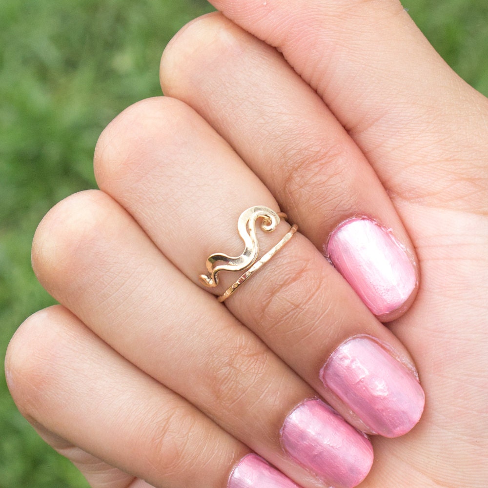 Gold Knuckle Ring Above Knuckle Ring Midi Ring Adjustable Midi Etsy
