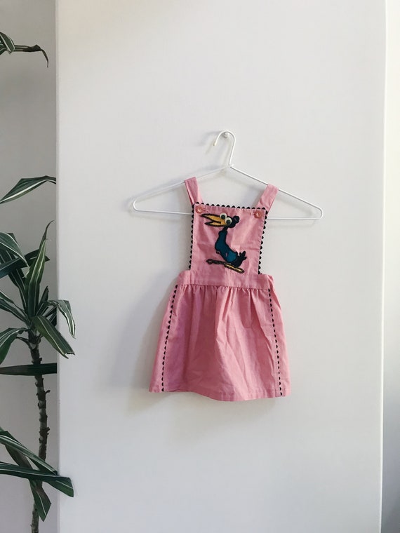 childrens black pinafore dress