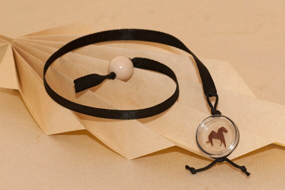 Origami Bookmark Horse