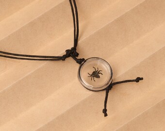 Origami necklace "Spider"