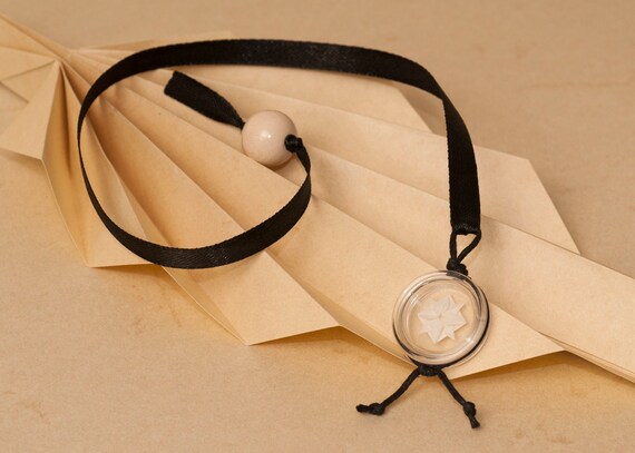 Origami Lesezeichen Sternblume