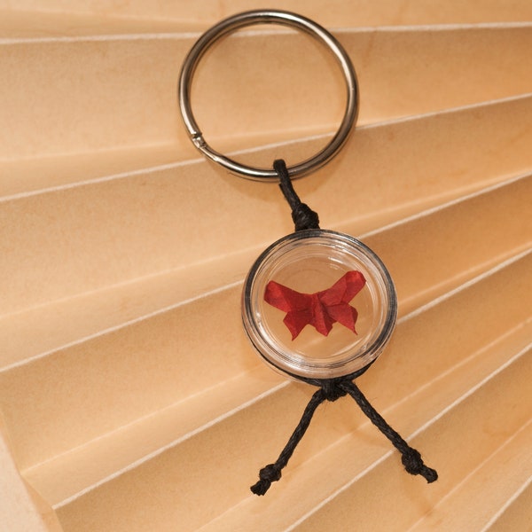 Origami-Schlüsselanhänger "Schmetterling"