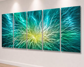Luxury Metal Wall Decor ， Contemporary Metal Art on office wall  tomouk art