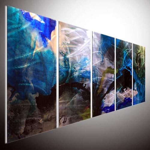 Modern Painting Metal Wall Art.paintingwall Artmetal Etsy