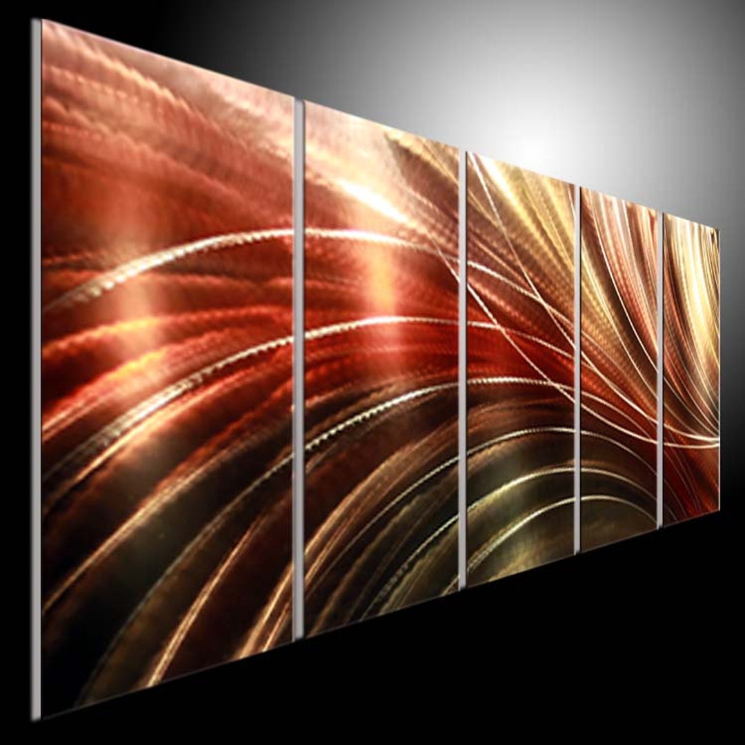 Metal Painting Wall Modern Art. Metal Sculpture Wall Art, Oil Painting