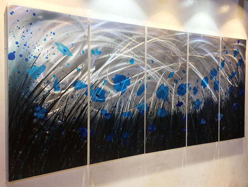 Painting Metal Wall Art Abstract Sculpture Modern Original Etsy Australia