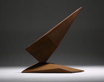 Rustic Sculpture: Luxury Metal Garden Decor Abstract Modern Art for Outdoors TOMOUK ART