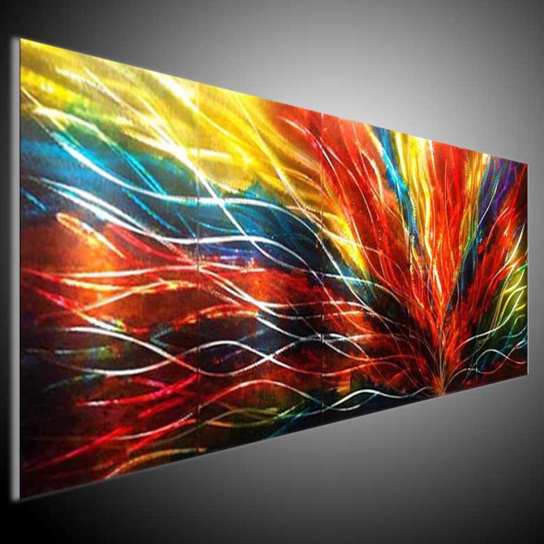 Original Abstract Sculpture Wall Art. Metal Wall Art. Metal Etsy