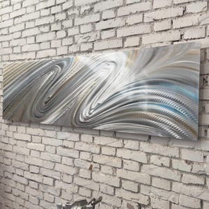 Escultura de pared de metal Escultura de pared moderna contemporánea Arte abstracto de metal Decoración de pared Arte de pared de metal único abstracto hecho a mano TM