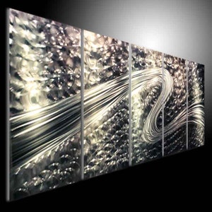 Original Handmade Metal Wall Art Modern 3D Painting Sculpture Metal Scupture wall Art  Indoor Outdoor Decor Modern Abstract Painting Wall
