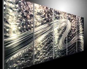 Handmade Metal Wall Art: Modern 3D Abstract Sculpture